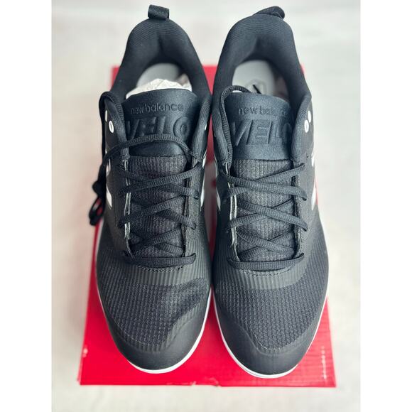 New Balance Women’s 11 Black/White Fresh Foam Velo v3 Molded NIB cleats - Picture 2 of 6